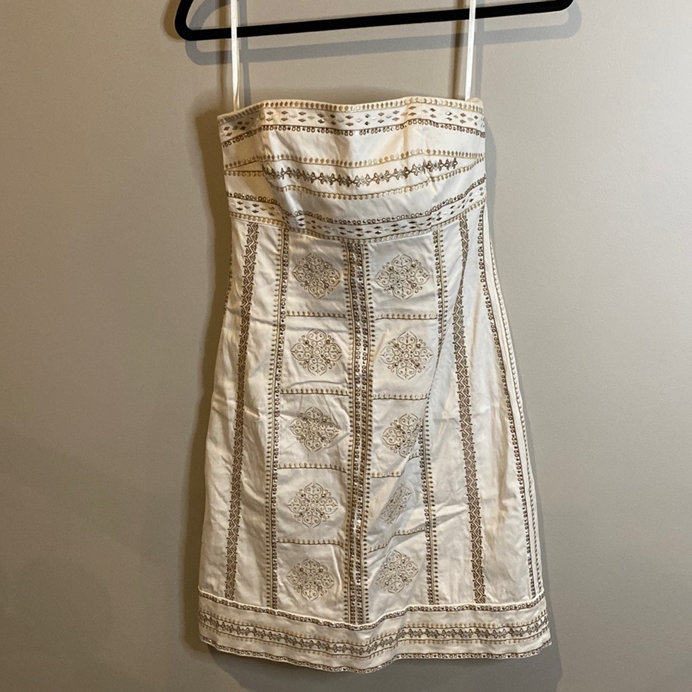 White House Black Market embellished dress